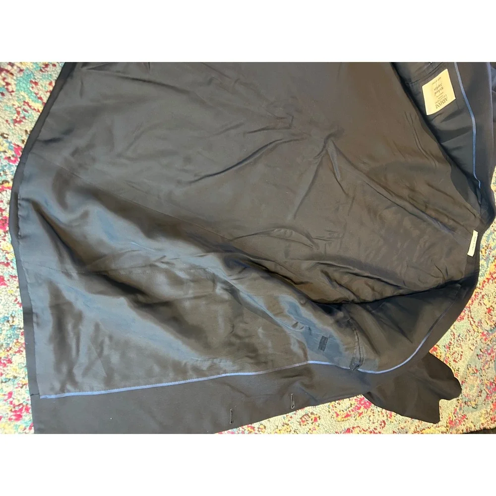 Armani‎ Collezioni Su Misura Mens black Wool Blazer Jacket Made in Italy 44R